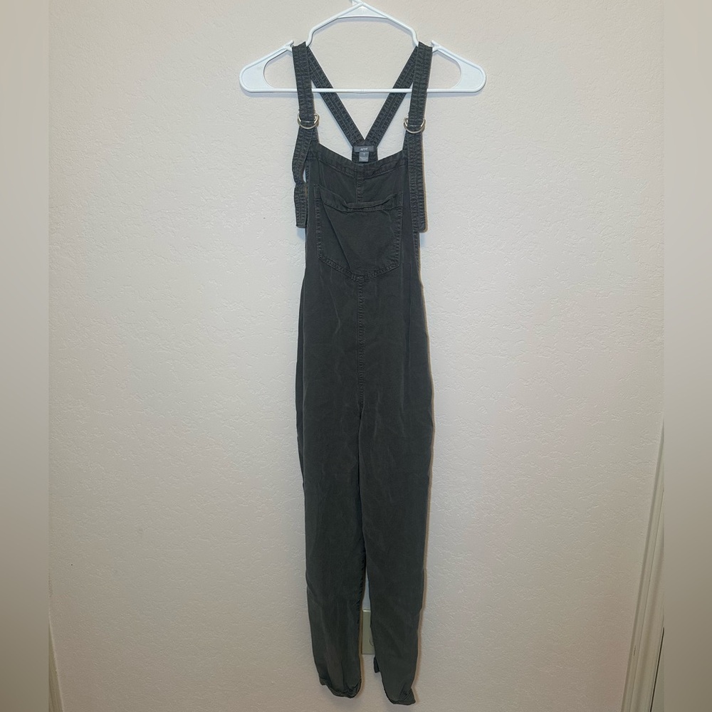 Dark Army Green Aerie Overalls